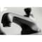 Kingston Brass KS4460TAL Tudor 8" Widespread Bathroom Faucet, Matte Black KS4460TAL - alternate 3
